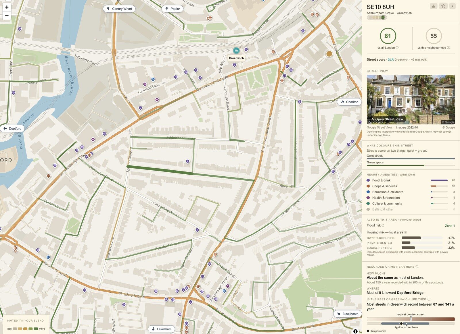 A postcode record